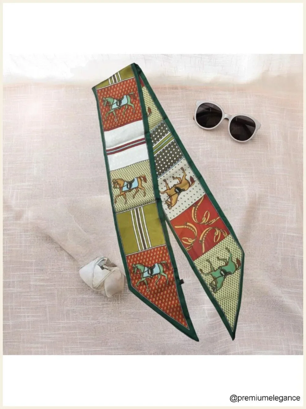 Silky Long Fashion Scarf for Women, Multipurpose Head Scarf & Neck Scarf,